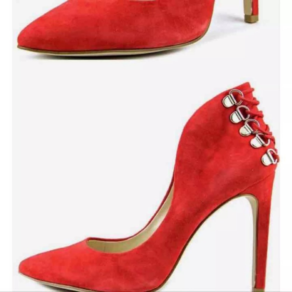 Bcbg lace up heels